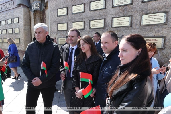 Обновленная республиканская Доска почета открылась в Минске