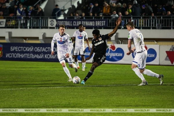ФОТОФАКТ: Брестское "Динамо" уступило жодинскому "Торпедо-Белаз" в стартовом этапе чемпионата Беларуси по футболу