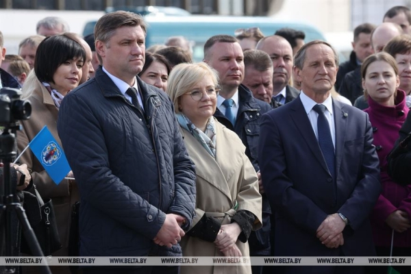 Обновленная республиканская Доска почета открылась в Минске Обновленная республиканская Доска почета открылась в Минске