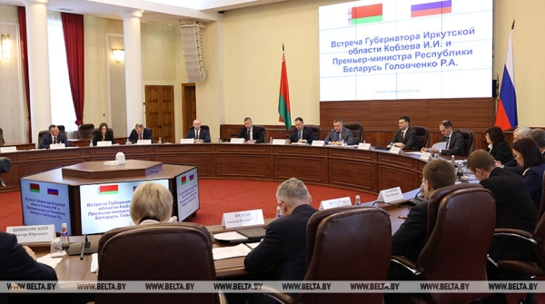 Головченко: показатели товарооборота Беларуси и Иркутской области за два месяца увеличились